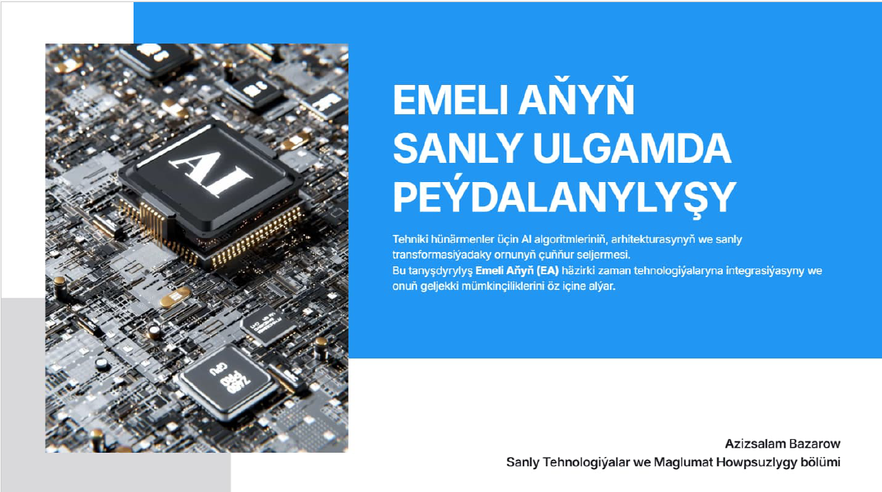 Onlaýn maslahata ganlaşyldy